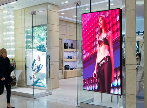 Painel LED Vitrine Digital
